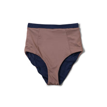  Reversible Highwaist Bikini Bottom (Navy & Nude)